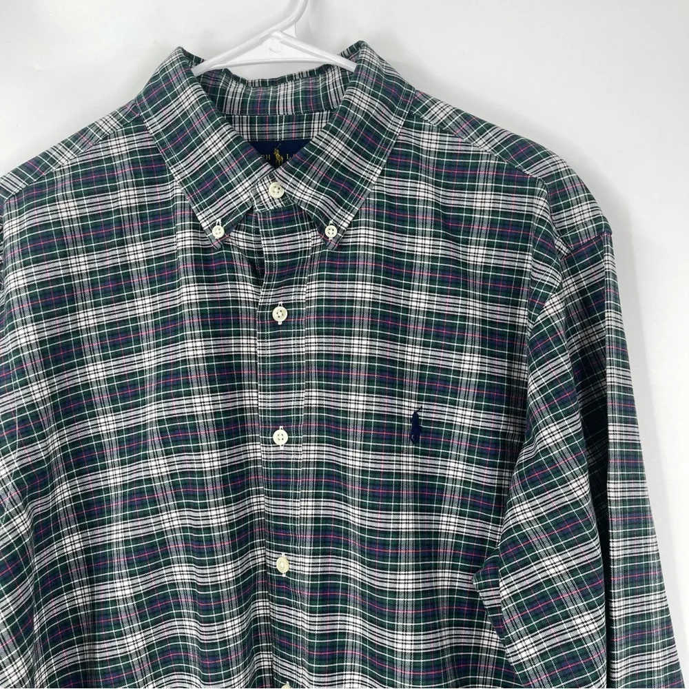 Ralph Lauren Green Button Down Shirt - Picture 2 of 4